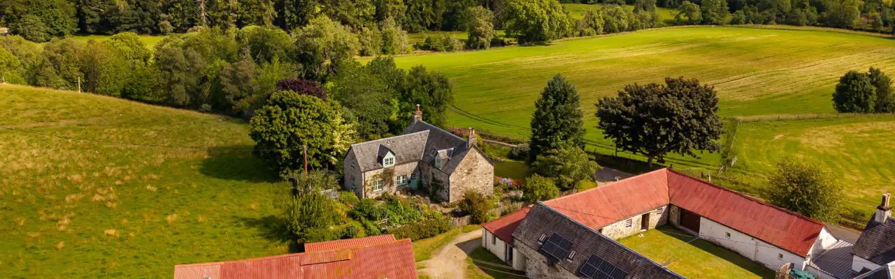 Pretty Perthshire farmhouse with land, on the Cateran Trail: Dalreoch 2