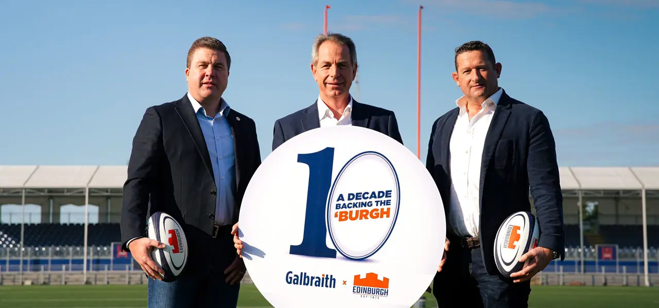  Galbraith and Edinburgh Rugby celebrate decade-long partnership: Edinburgh Rugby Partnership?